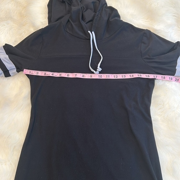 Ultra flirt varsity striped hooded dress - Picture 5 of 6